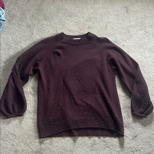 Women's Burgundy Sweater